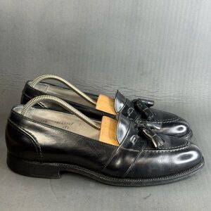 Alden 691 Calf leather Tassel Loafer Slip On Black shoes Men's size 10.5
